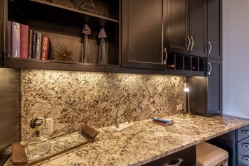 Built-In Custom Shelving & Desks *